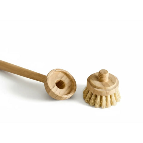 Bamboo Brush with Replaceable Bristles