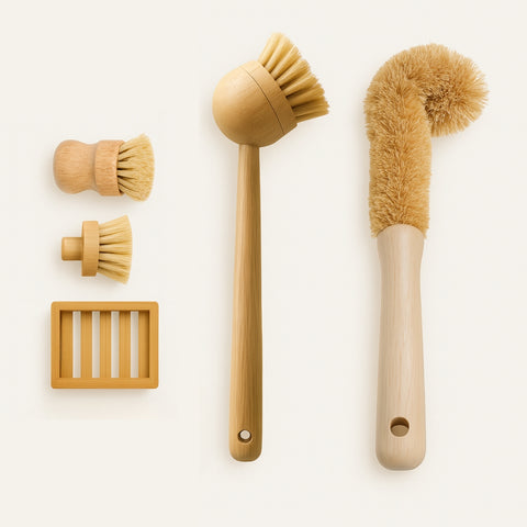 5-Piece Brush & Dish Set
