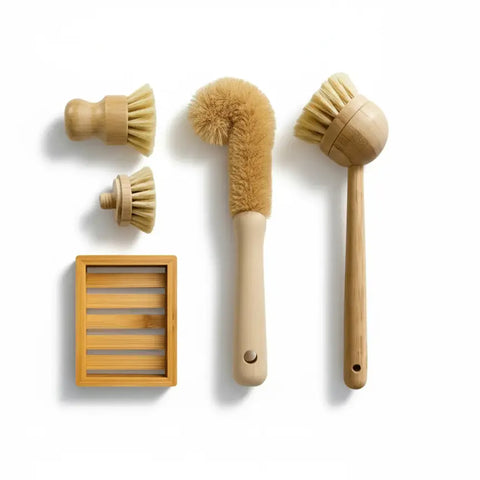 5-Piece Brush & Dish Set