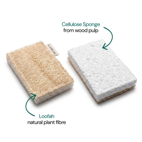 Eco Dish Sponge - Loofah & Cellulose