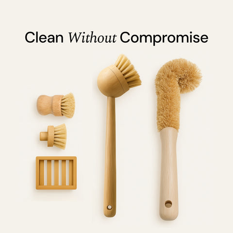 5-Piece Brush & Dish Set