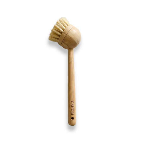 Bamboo Brush with Replaceable Bristles